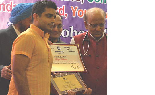 Dhyan Foundation gets ‘Legends of India’ Award by Bharat Nirman