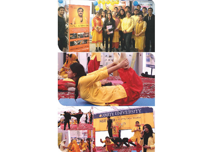 Dhyan Foundation at amity youth festival